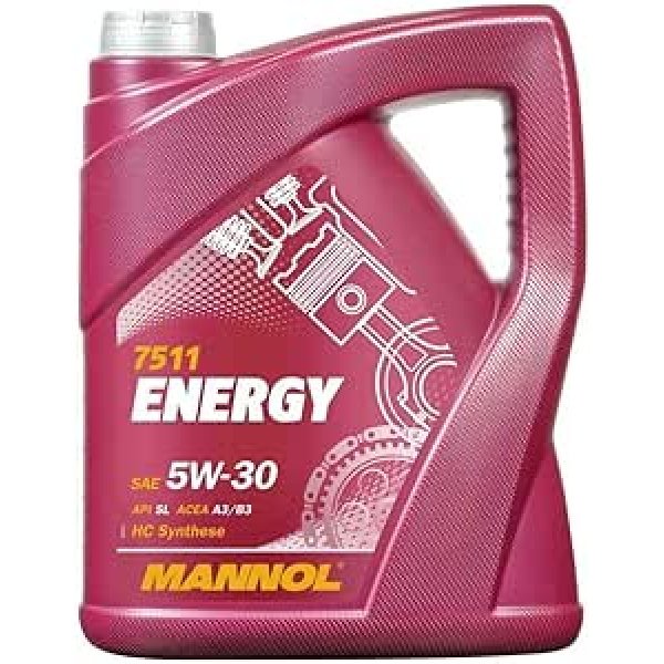 RS Mannol Energy 5W30 A3/B3 Fully Synthetic Engine Oil 5L